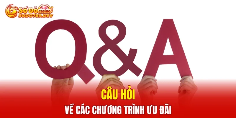 Câu hỏi về các chương trình ưu đãi